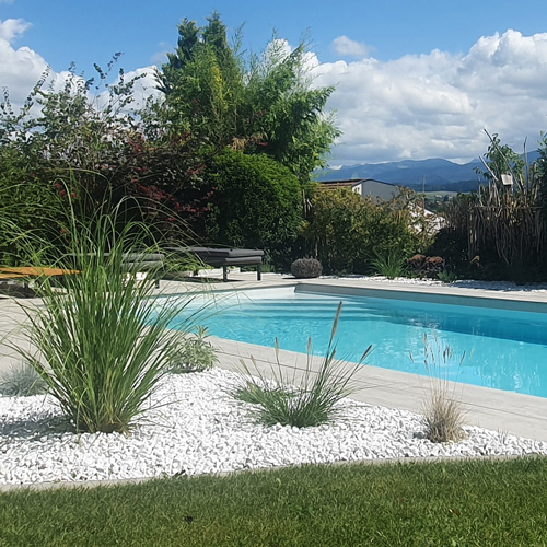 piscine et dallage
